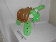 Kids Birthday Party -- balloon sea turtle